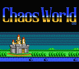Chaos World — Title screen